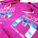 Buzo buzos Fucsia Ricky Martin Canguro Capucha Vinilo Impreso remerasyestampados.com