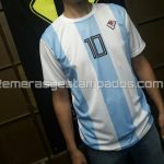Camiseta Argentina Rusia Sublimada Muestra Sublimacion Equipo Frente  remerasyestampados.com