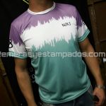 Frente Camiseta Sublimada entera Egresados degradee  remerasyestampados.com
