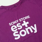 Remera Violeta Dama Serigrafia Sony