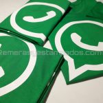 remera algodón verde vinilo termo transferible  remerasyestampados.com